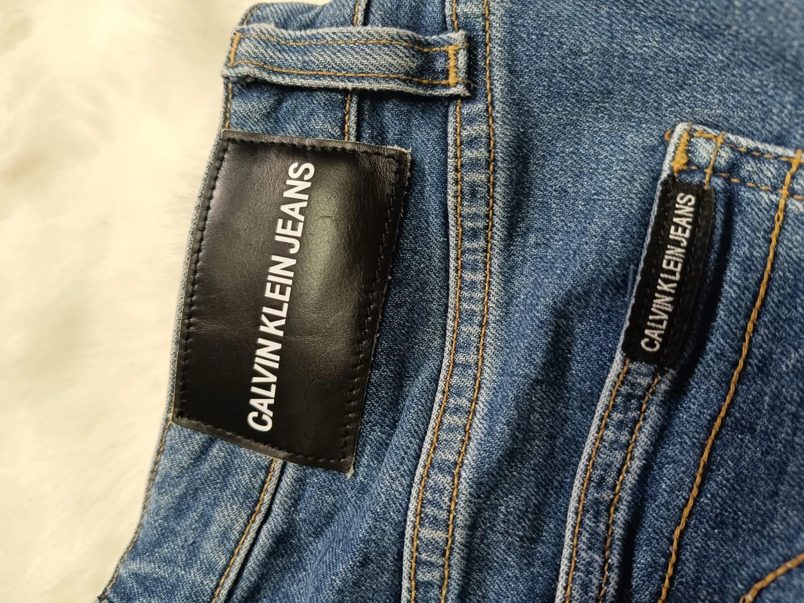 falda Calvin Klein vaquera algodón - jupe en jean mini femme – photo 10